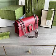 Gucci dionysus 28 shoulder bag red leather G400249  - 5