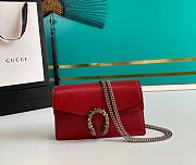 Gucci Dionysus 19 Red Leather Shoulder Bag 476430 - 1