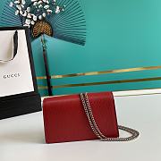 Gucci Dionysus 19 Red Leather Shoulder Bag 476430 - 6