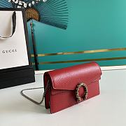 Gucci Dionysus 19 Red Leather Shoulder Bag 476430 - 5