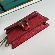 Gucci Dionysus 19 Red Leather Shoulder Bag 476430 - 4