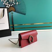 Gucci Dionysus 16.5 Red Leather Shoulder Bag 476431 - 4