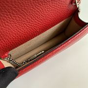 Gucci Dionysus 16.5 Red Leather Shoulder Bag 476431 - 3