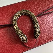 Gucci Dionysus 16.5 Red Leather Shoulder Bag 476431 - 2