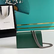 Gucci Dionysus 16.5 Green Leather Shoulder Bag 476431 - 5