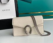 Gucci Dionysus 19 White Leather Shoulder Bag 476430 - 1