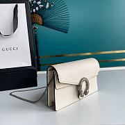 Gucci Dionysus 19 White Leather Shoulder Bag 476430 - 6