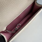 Gucci Dionysus 19 White Leather Shoulder Bag 476430 - 3