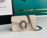 Gucci Dionysus 16.5 White Leather Shoulder Bag 476431 - 1