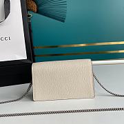 Gucci Dionysus 16.5 White Leather Shoulder Bag 476431 - 5