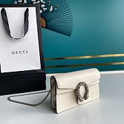 Gucci Dionysus 16.5 White Leather Shoulder Bag 476431 - 6