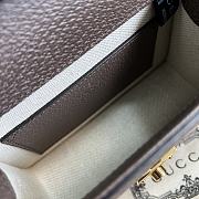 Gucci Handle Bag 17 Supreme Brown Leather - 6