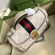 Gucci Handle Bag 17 Supreme Beige Leather - 3