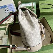 Gucci Backpack White GG Supreme - 2