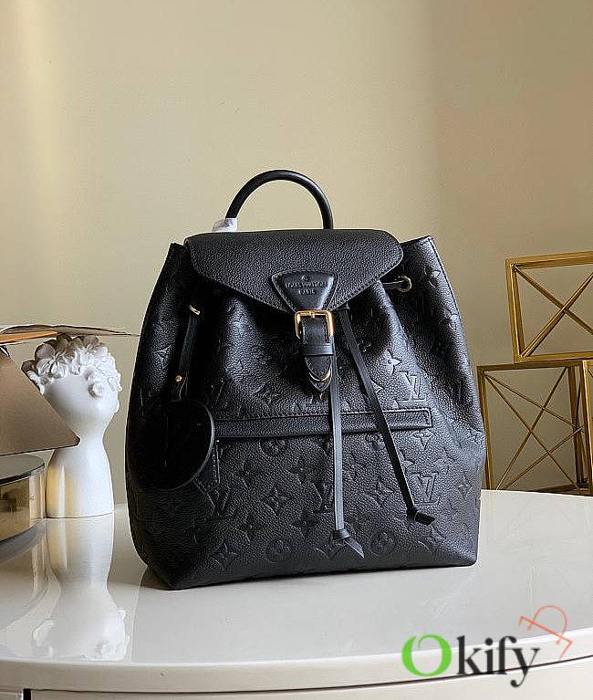 Bagsall Louis Vuitton Montsouris Backpack Black M45205 - 1