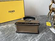 Fendi Kan I FF Logo Brown Leather 5658 - 6