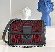Louis Vuitton Dauphine 25 Black Monogram Lace - 1