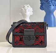 Louis Vuitton Mini Dauphine 20 Black Monogram Lace - 1