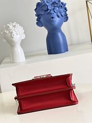 Louis Vuitton Mini Dauphine 20 Red Monogram Lace - 5