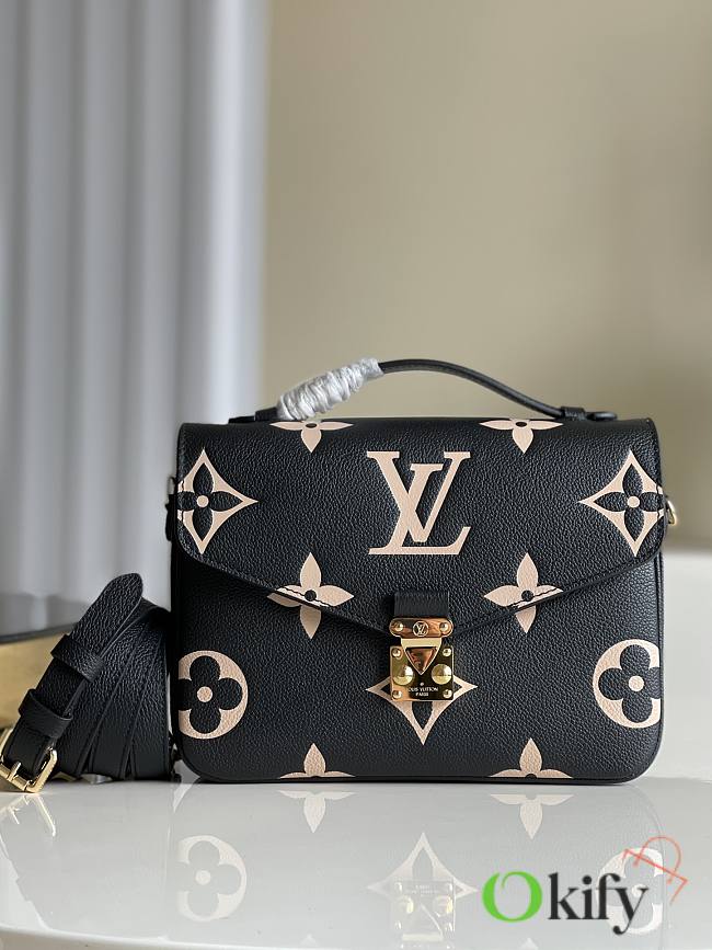 Louis Vuitton Pochette Metis 25 Monogram Biocolor Black - 1