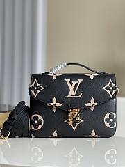 Louis Vuitton Pochette Metis 25 Monogram Biocolor Black - 1