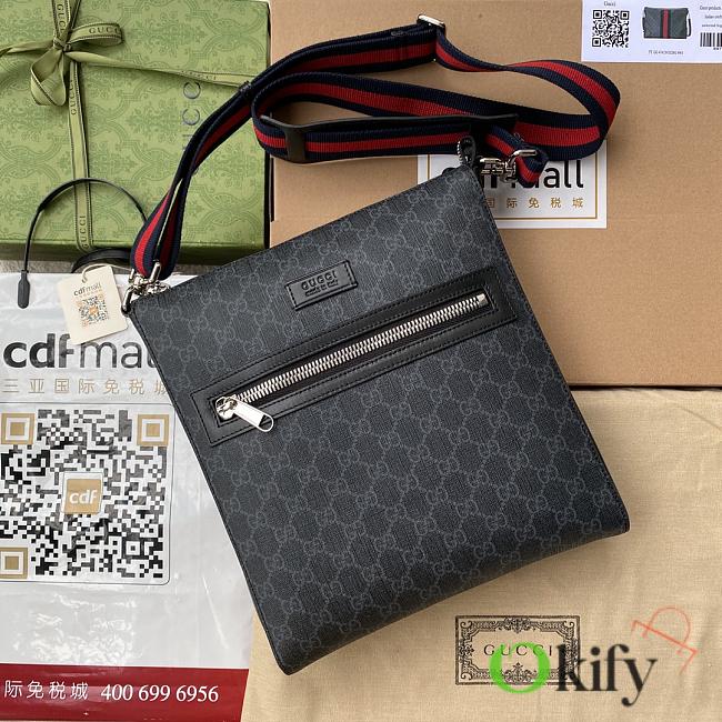 Gucci GG Supreme 28.5 Messenger Bag - 1