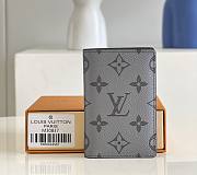 Louis Vuitton Pocket Organizer Silver Monogram - 1