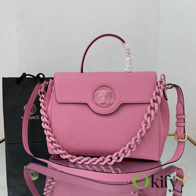 Versace La Medusa Large 35 Handbag in Pink - 1