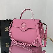 Versace La Medusa Large 35 Handbag in Pink - 2