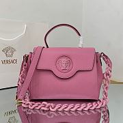 Versace La Medusa Medium 25 Handbag in Pink  - 1