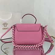 Versace La Medusa Medium 25 Handbag in Pink  - 3