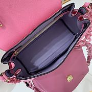 Versace La Medusa Medium 25 Handbag in Pink  - 4