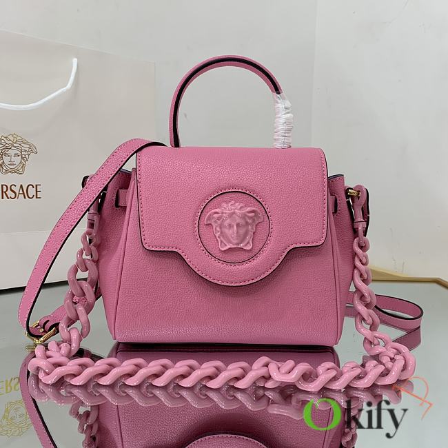 Versace La Medusa Small 20 Handbag in Pink - 1