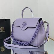 Versace La Medusa Large 35 Handbag in Purple  - 2