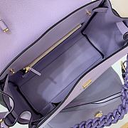 Versace La Medusa Large 35 Handbag in Purple  - 6