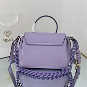 Versace La Medusa Medium 25 Handbag in Purple - 5