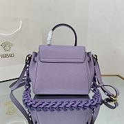 Versace La Medusa Small 20 Handbag in Purple - 6