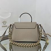Versace La Medusa Medium 25 Handbag in Tan - 4