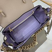 Versace La Medusa Medium 25 Handbag in Tan - 3
