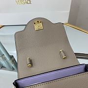 Versace La Medusa Small 20 Handbag in Tan - 6