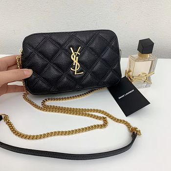 YSL Becky Black Quilted BagsAll 5147 