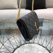 YSL Becky 22.5 Black Quilted BagsAll 5143  - 6