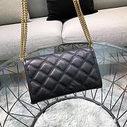 YSL Becky 22.5 Black Quilted BagsAll 5143  - 5