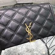 YSL Becky 22.5 Black Quilted BagsAll 5143  - 2