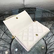 YSL Becky 22.5 White Quilted BagsAll 5142 - 4