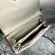 YSL Becky 22.5 White Quilted BagsAll 5142 - 5