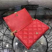 YSL Becky 22.5 Red Quilted BagsAll 5139 - 4