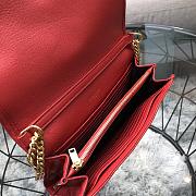 YSL Becky 22.5 Red Quilted BagsAll 5139 - 3