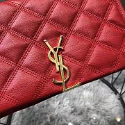 YSL Becky 22.5 Red Quilted BagsAll 5139 - 2