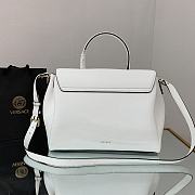 Versace La Medusa Large 35 Handbag in White - 6